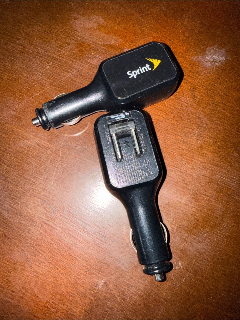 Two Original 2 in 1, Home & car charger head - EUC.